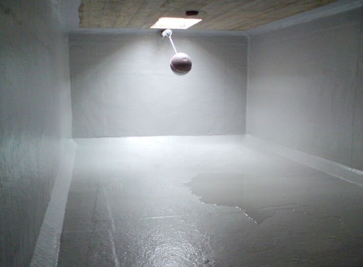 عزل اسمنتي للخزان